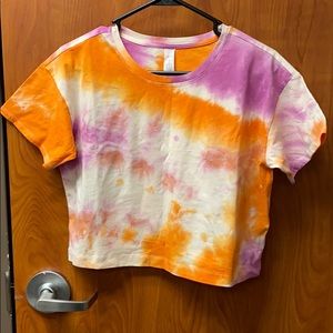 Tie Dye cropped shirt